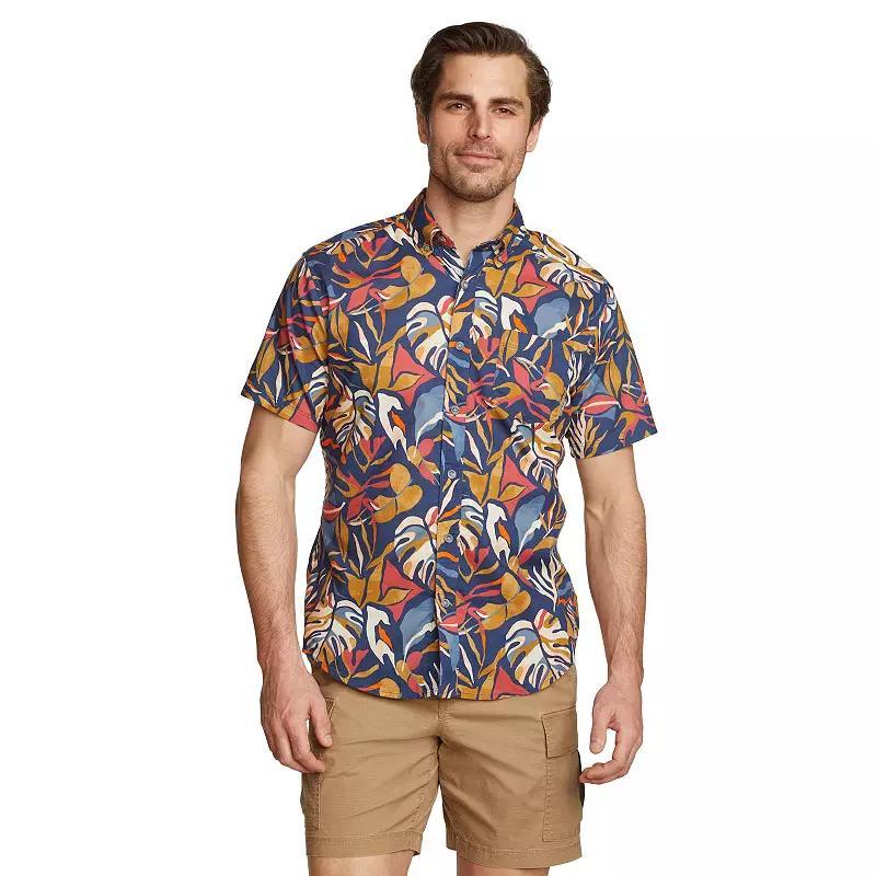 Mens Eddie Bauer Baja Print Shirt, Size: XL, Natural Product Image