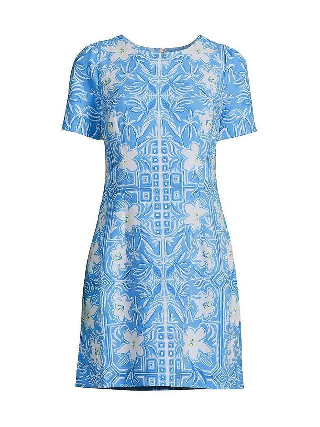 Womens Dixey Printed Short-Sleeve Minidress Product Image