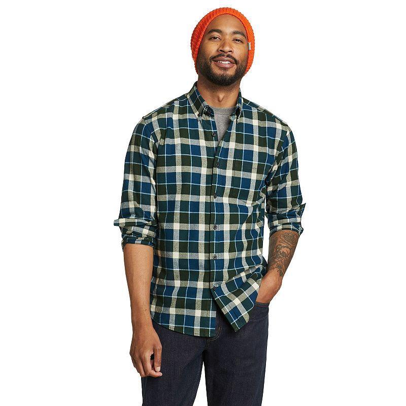 Mens Eddie Bauer Field Flannel Button-Down Shirt Product Image