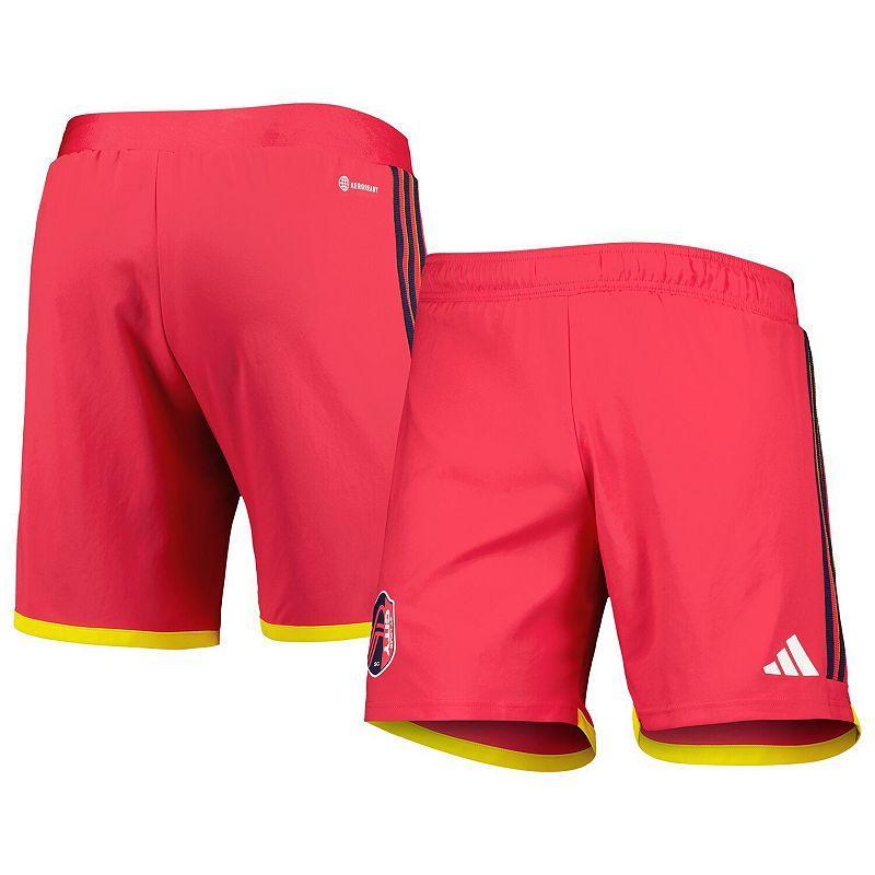 Mens adidas Red St. Louis City SC 2023 Away AEROREADY Authentic Shorts Product Image