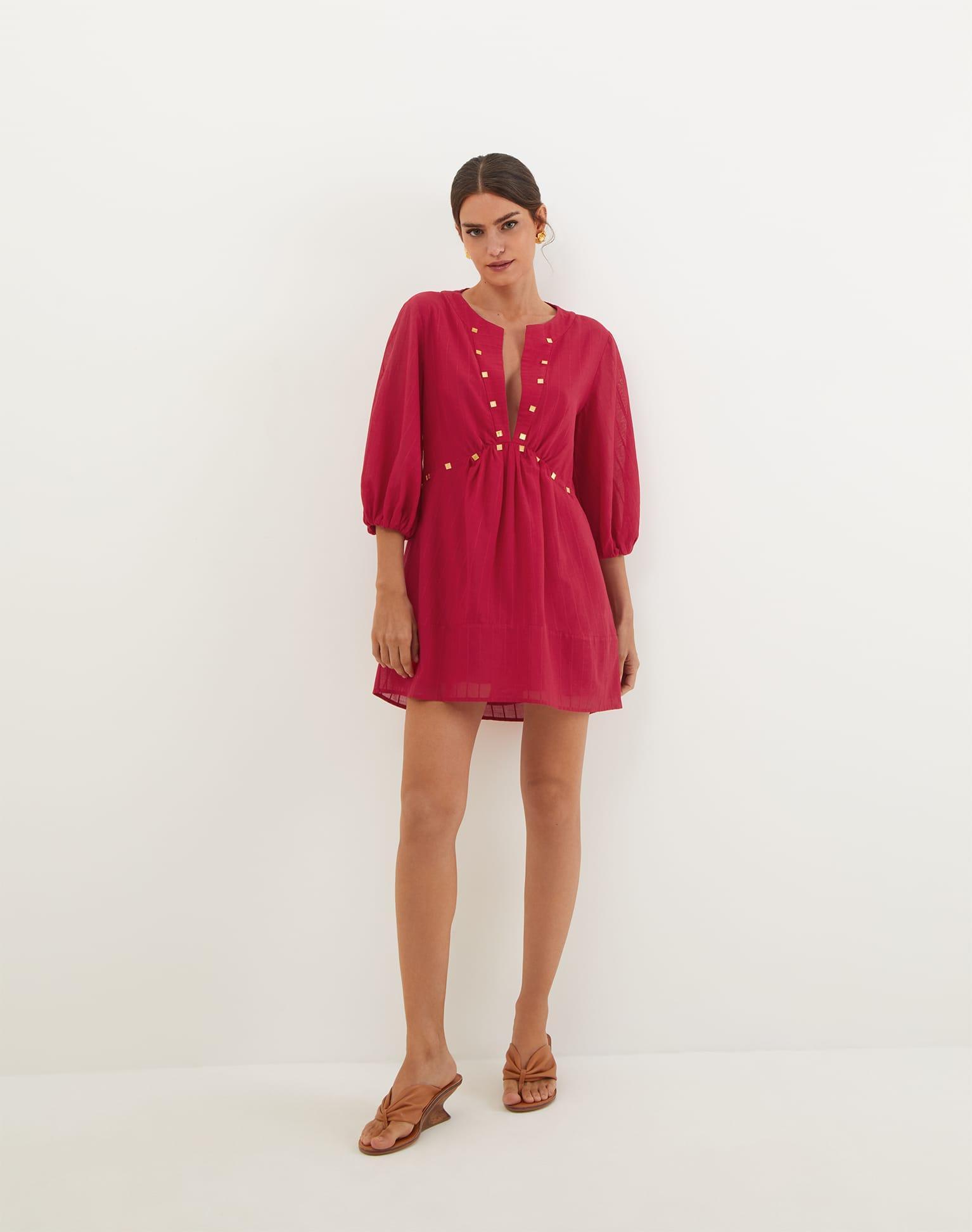 Noemi Short Dress - Summerwine Product Image