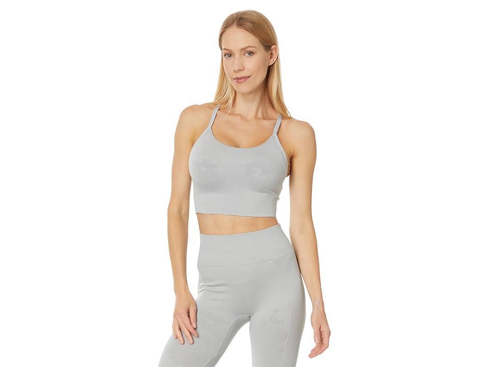 adidas by Stella McCartney adidas by Stella McCartney TrueStrength Seamless Yoga Bra IW6361 (Grey) Women's Bra Product Image