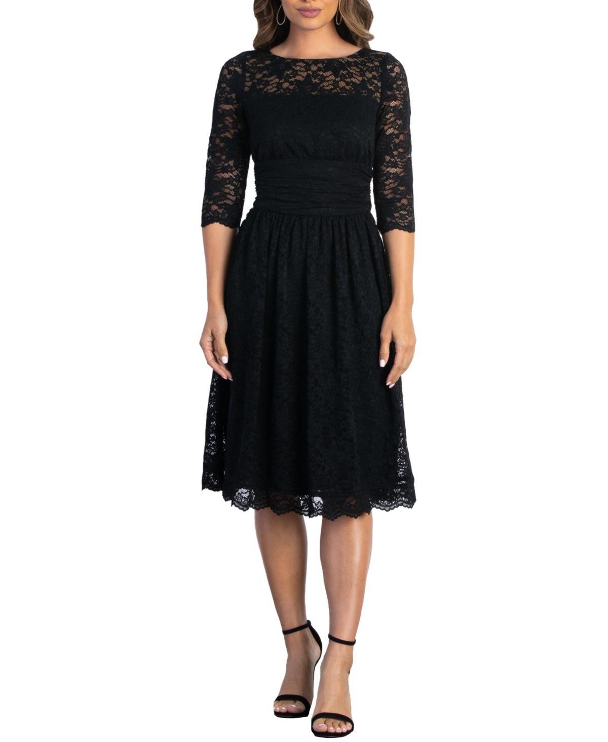 Womens Luna Lace Cocktail Midi Dress Product Image