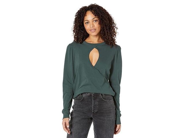 LAmade Julien Crossover Cutout (Dark Jade) Women's Clothing Product Image