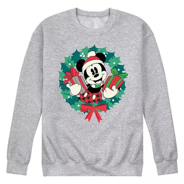 Disneys Mens Mickey Mouse Wreath Fleece Product Image