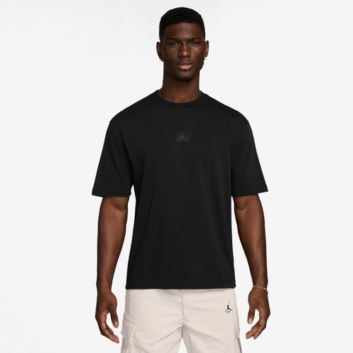 Jordan Mens Jordan Flight Essentials 85 Short Sleeve Crew - Mens Black/Black Product Image