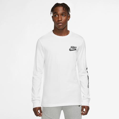 NIKE Mens  Hbr Statement T-shirt In White/black Product Image