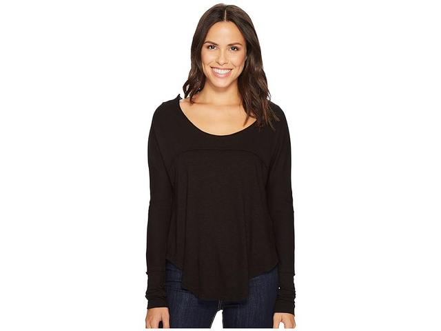 LAmade Grand Central Mitered Back Long Sleeve Tee Women's Clothing Product Image