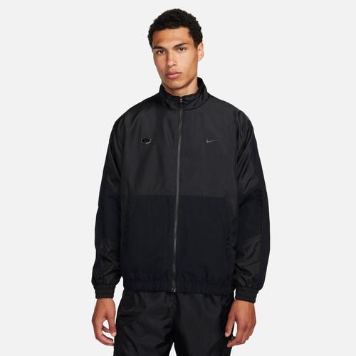 Nike Mens Nike NSW Tuned Air Woven Track Top - Mens Black/Black Product Image