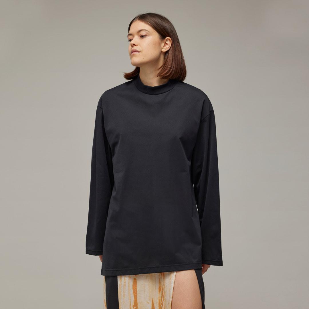 adidas Y-3 Premium Loose Long Sleeve Tee Black M Womens product image