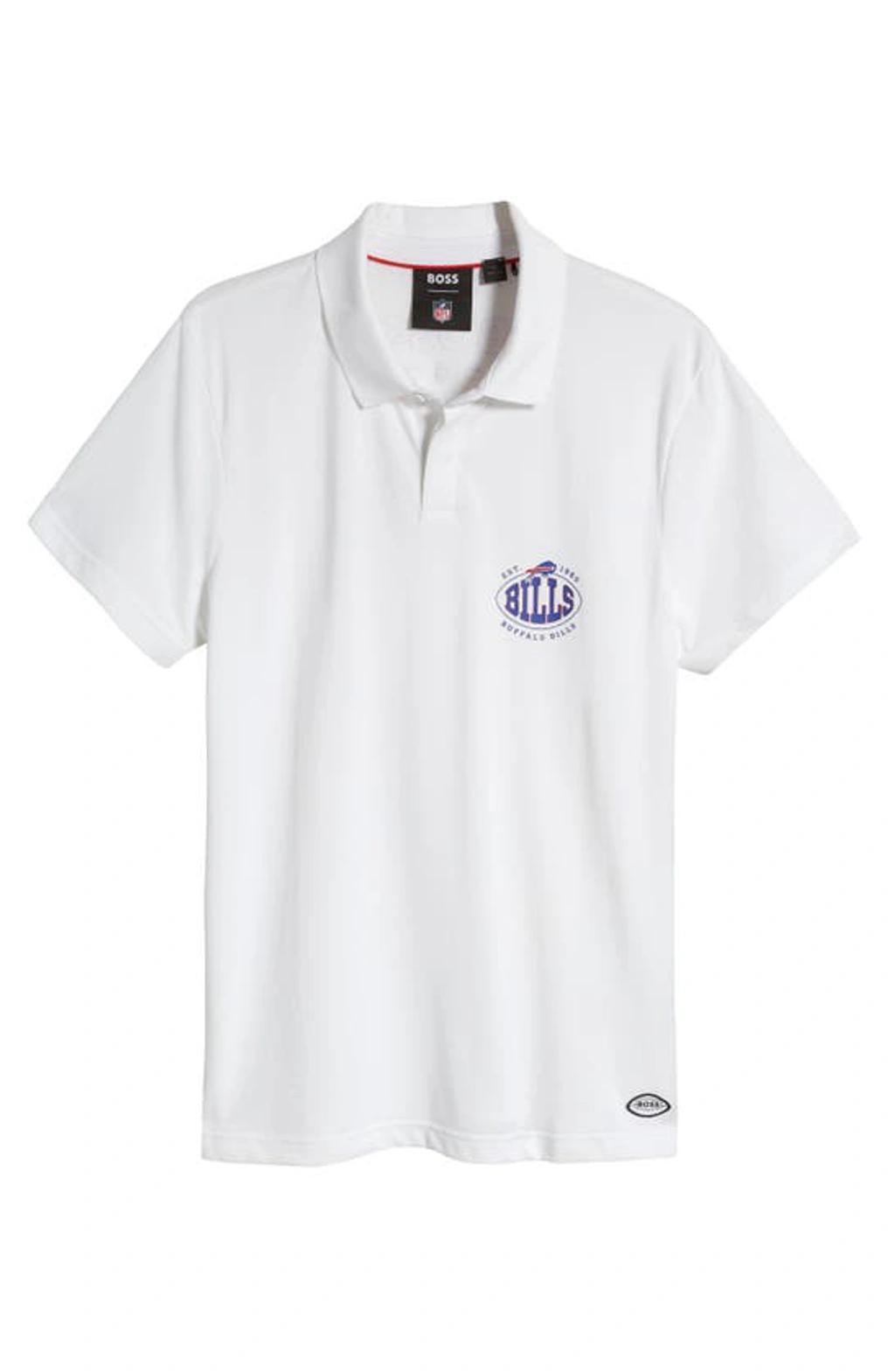 HUGO BOSS X Nfl Cotton Polo In White Product Image