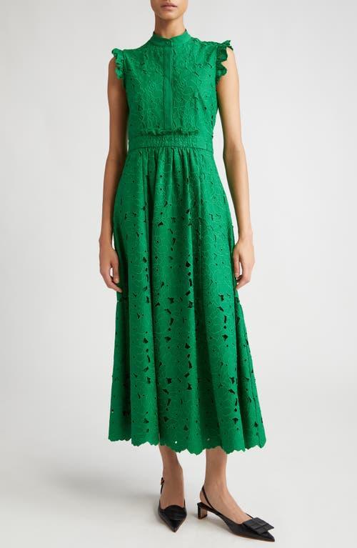 Erdem - Cotton-Blend Midi Dress - GreenModa Operandi Product Image