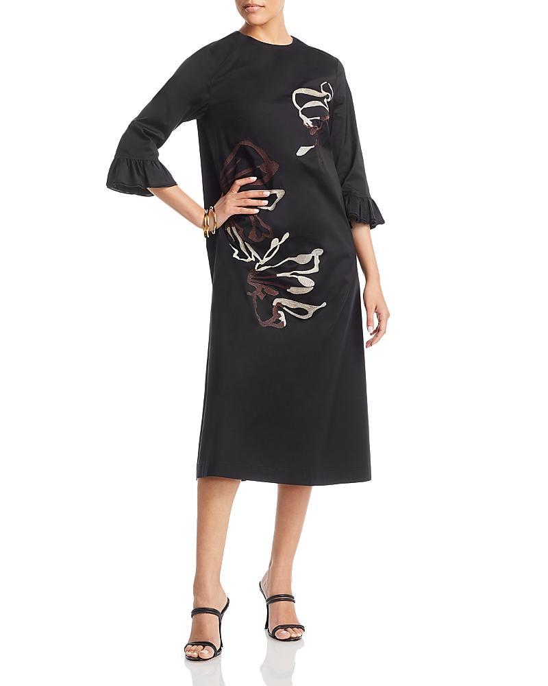 Misook Jewel Neck Midi Dress Product Image