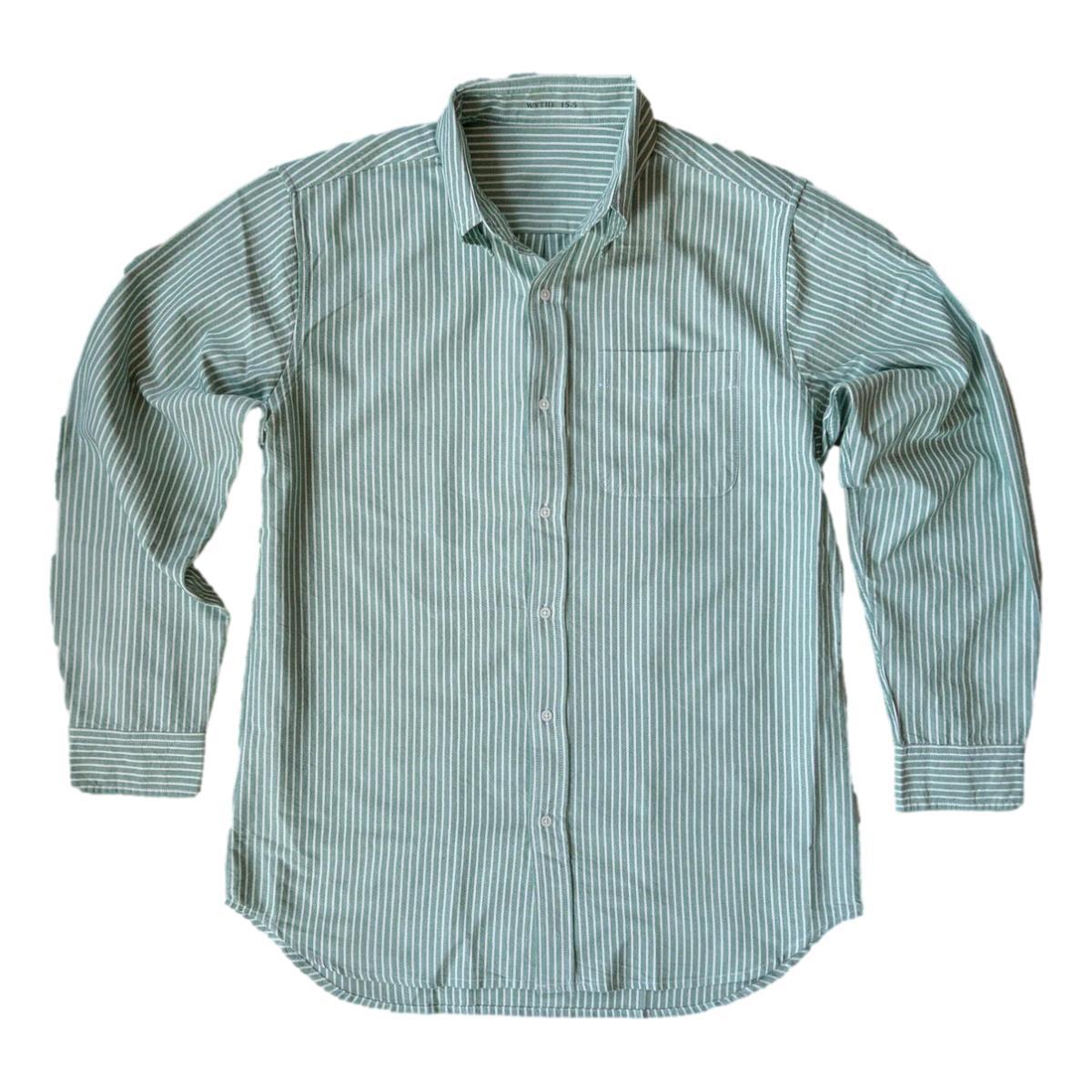 Oxford Cloth Button Down Classic Evergreen Stripe Product Image