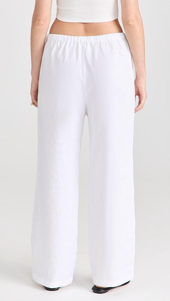 Reformation Olina Linen Pants | Shopbop Product Image