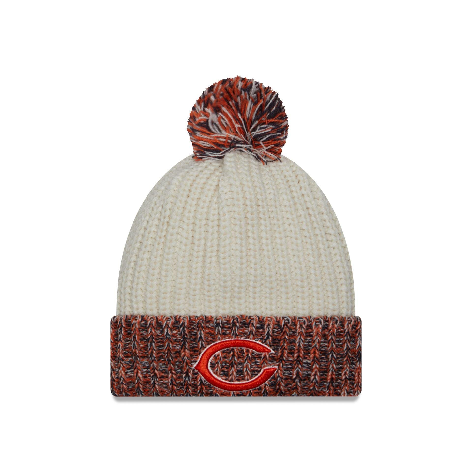 Chicago Bears Throwback Women's Pom Knit Hat Female Product Image