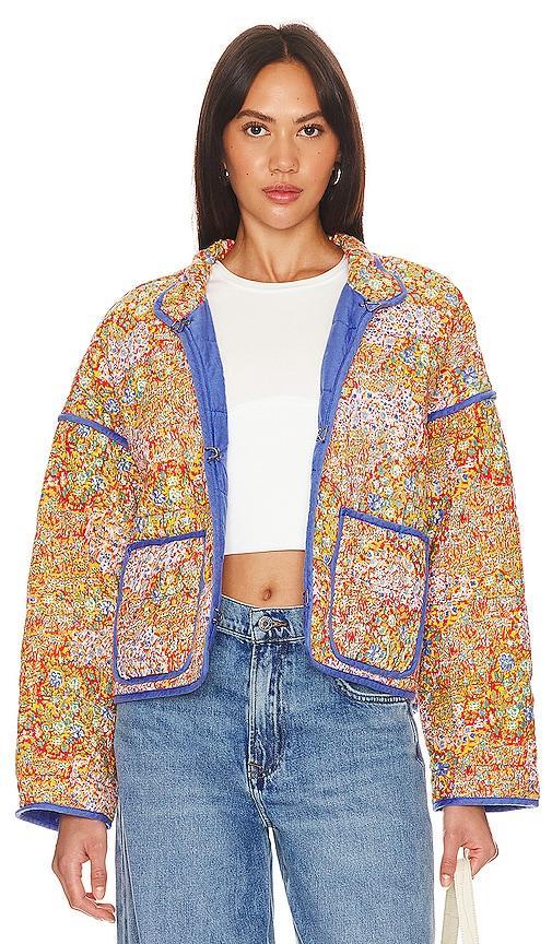 Free People Chloe Jacket (Tea Combo) Women's Clothing Product Image