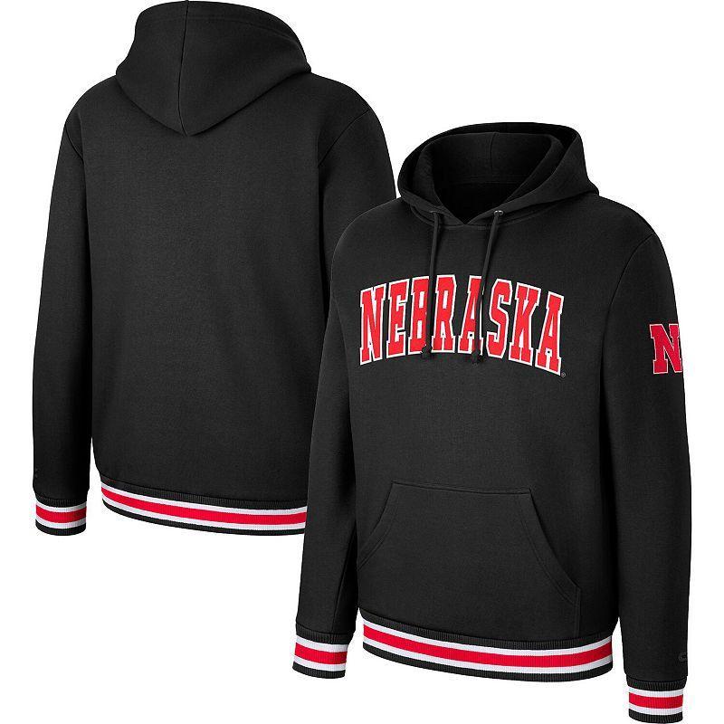 Mens Colosseum Nebraska Huskers Varsity Arch Pullover Hoodie Product Image