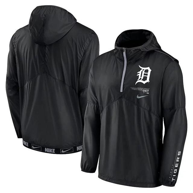 Mens Nike Detroit Tigers Authentic Night Game Performance Half-Zip Windbreaker Product Image