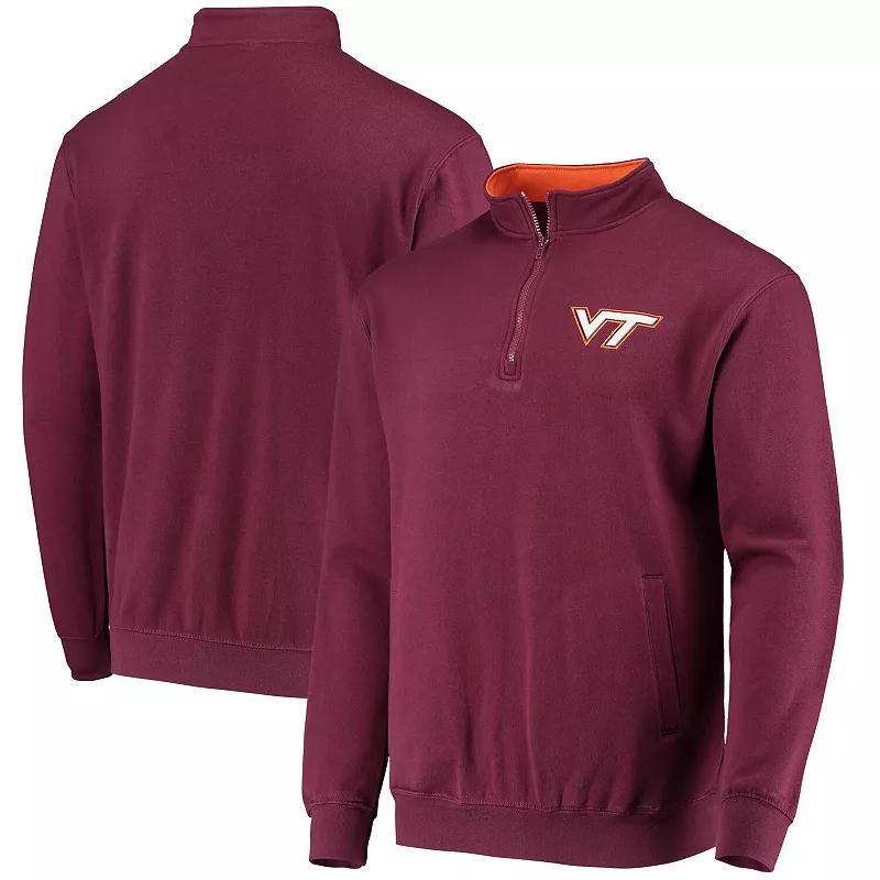 Mens Maroon Virginia Tech Hokies Tortugas Logo Quarter-Zip Jacket Product Image