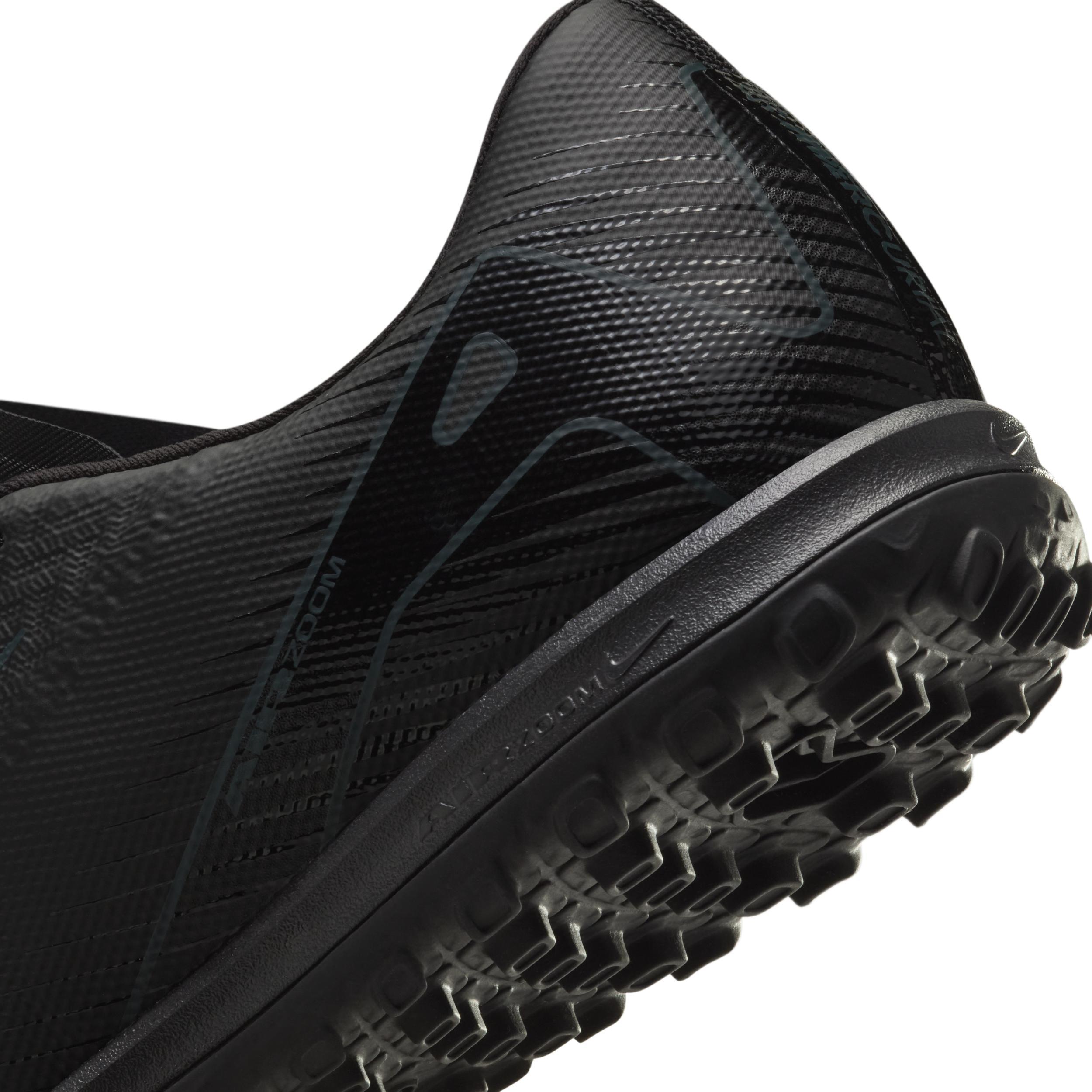 Nike Mens Nike Zoom Vapor 16 Academy TF - Mens Soccer Shoes Black/Black/Deep Jungle Product Image