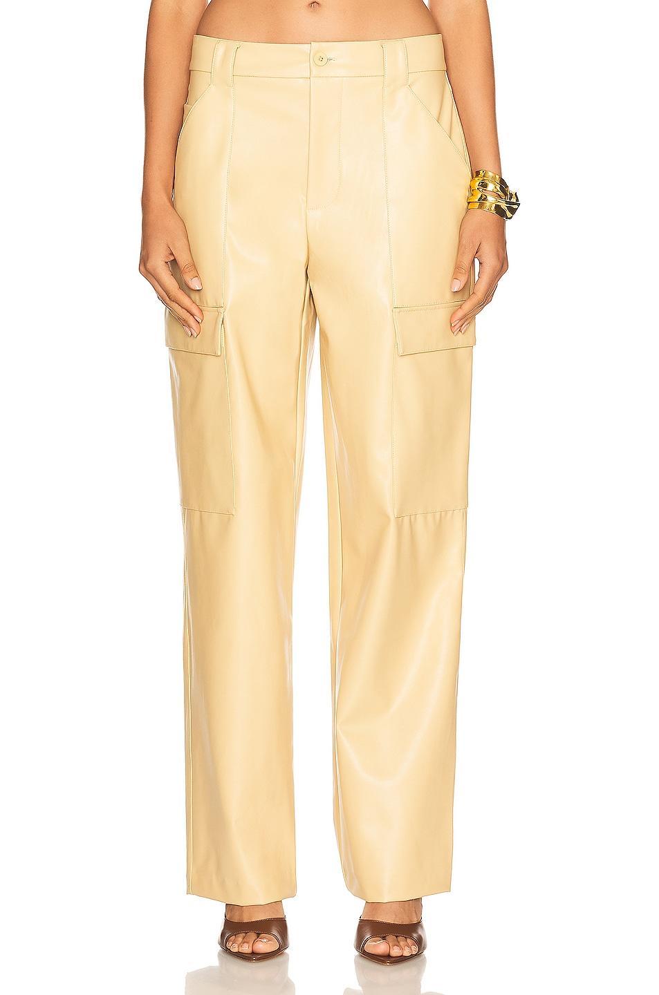 Helsa Waterbased Faux Leather Cargo Pant Product Image