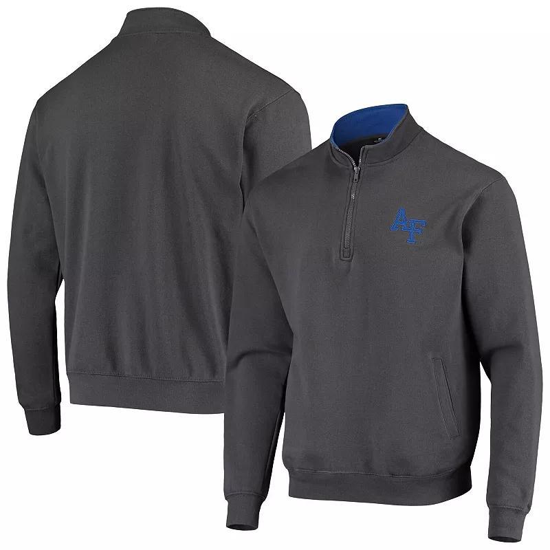 Mens Charcoal Air Force Falcons Tortugas Logo Quarter-Zip Jacket Product Image