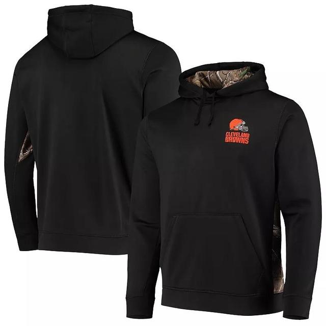 Mens Dunbrooke Black/Realtree Camo Cleveland Browns Logo Ranger Pullover Hoodie Product Image