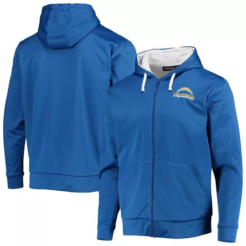 Mens Dunbrooke Powder Blue/White Los Angeles Chargers Apprentice Full-Zip Hoodie Product Image