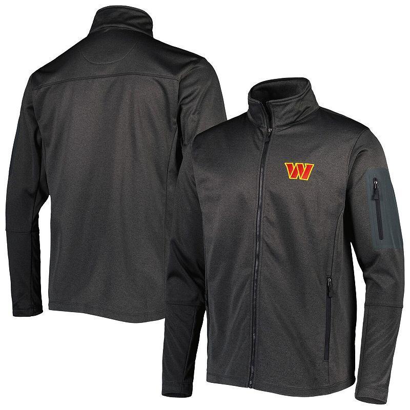 Mens Dunbrooke Heather Black Washington Commanders Freestyle Coated Tech Fleece Full-Zip Jacket Product Image