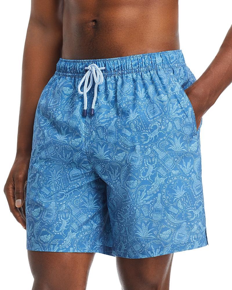 Peter Millar Crown Mezcal Mayhem Print Swim Trunks, 7 Product Image