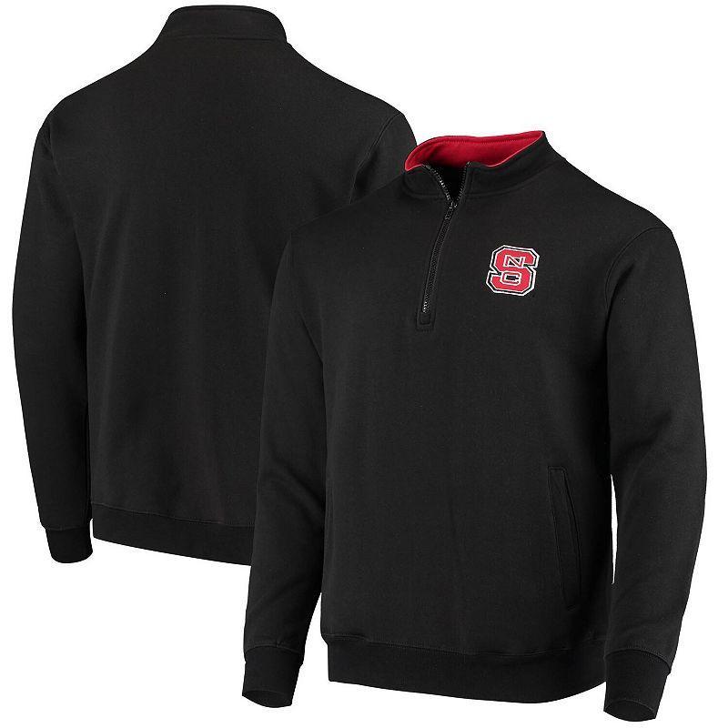 Mens Colosseum Black NC State Wolfpack Tortugas Logo Quarter-Zip Jacket Product Image