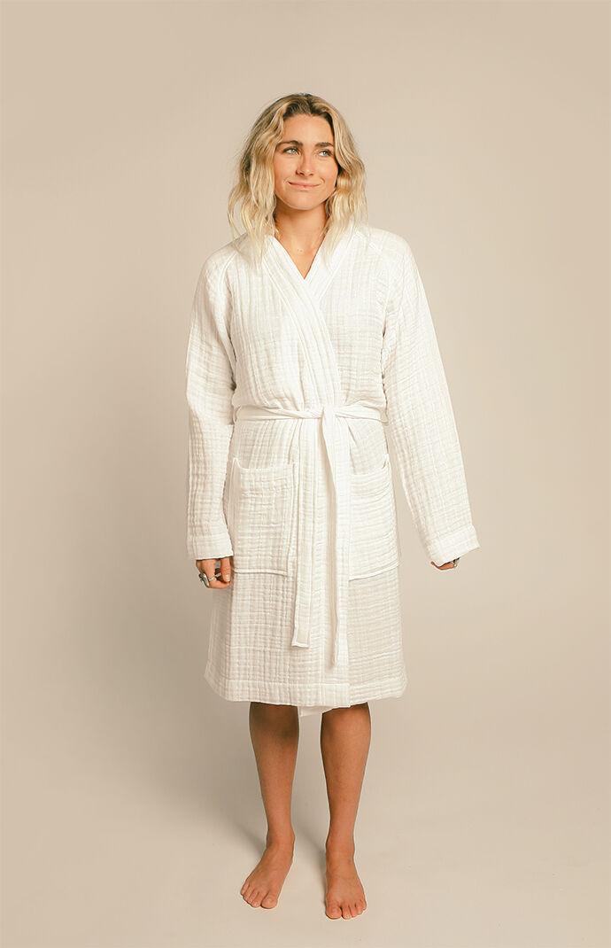 Happy Place Womens Organic Gauzy Robe - Product Image