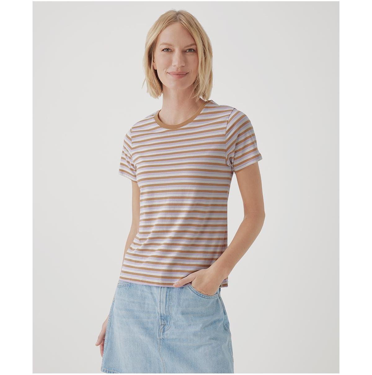 Pact Womens Organic Cotton Softspun Crew Neck Tee Product Image