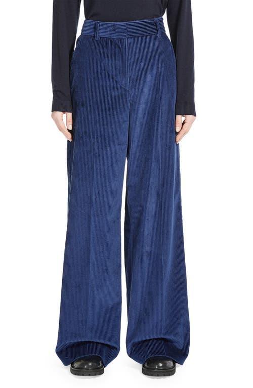 Weekend Max Mara Tania Wide Leg Cotton Corduroy Pants Product Image