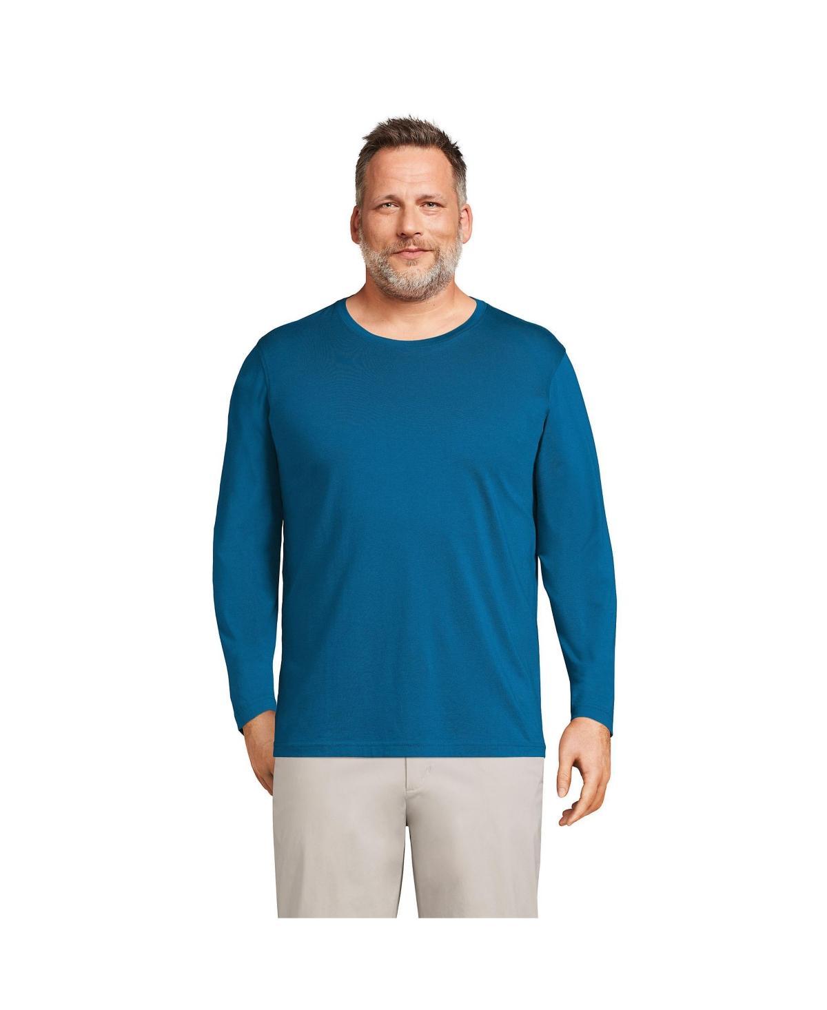 Lands End Mens Big & Tall Long Sleeve Supima Tee Product Image