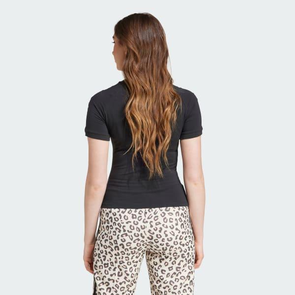 Leopard 3-Stripes Tee Product Image