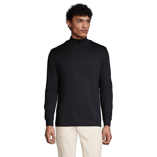 Big & Tall Lands End Super Soft Supima Mock Turtleneck, Mens Product Image