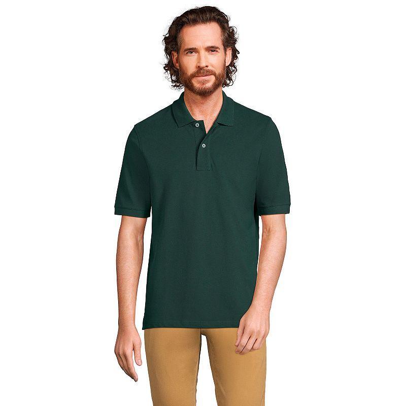 Big & Tall Lands End Comfort-First Mesh Polo, Mens Yellow Product Image