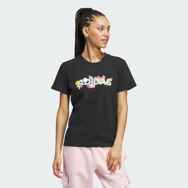 Floral Mesh Graphic Tee Product Image