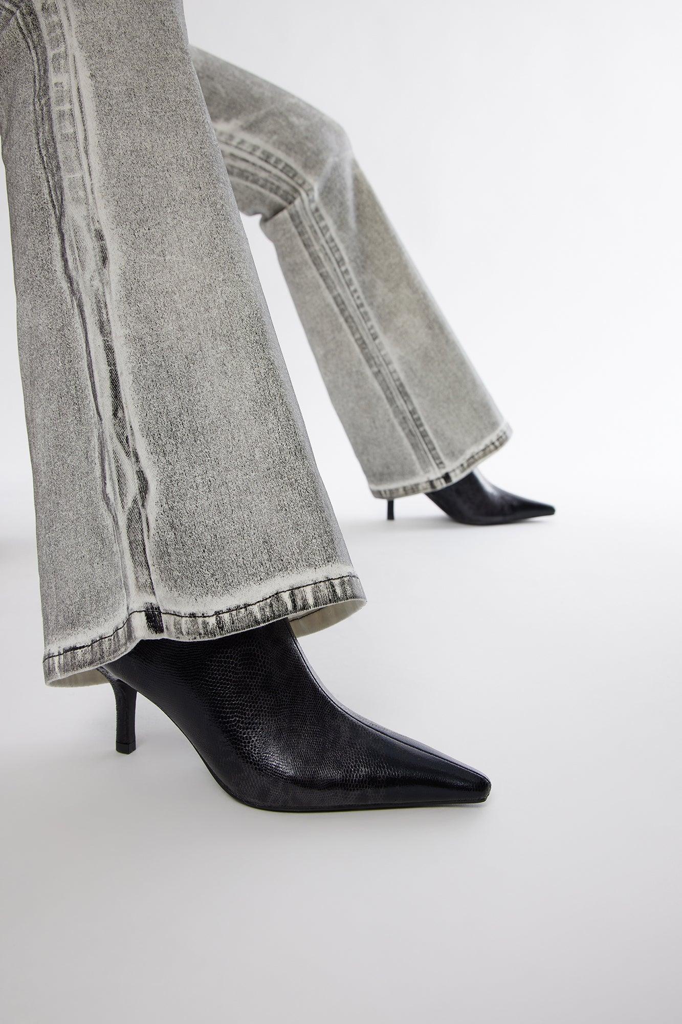 Meg Heeled Booties - Black/combo Product Image