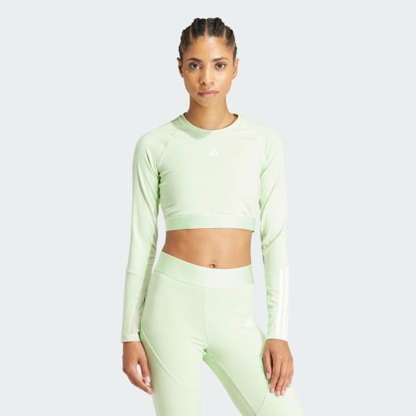 Hyperglam Training Cropped Long Sleeve Tee Product Image