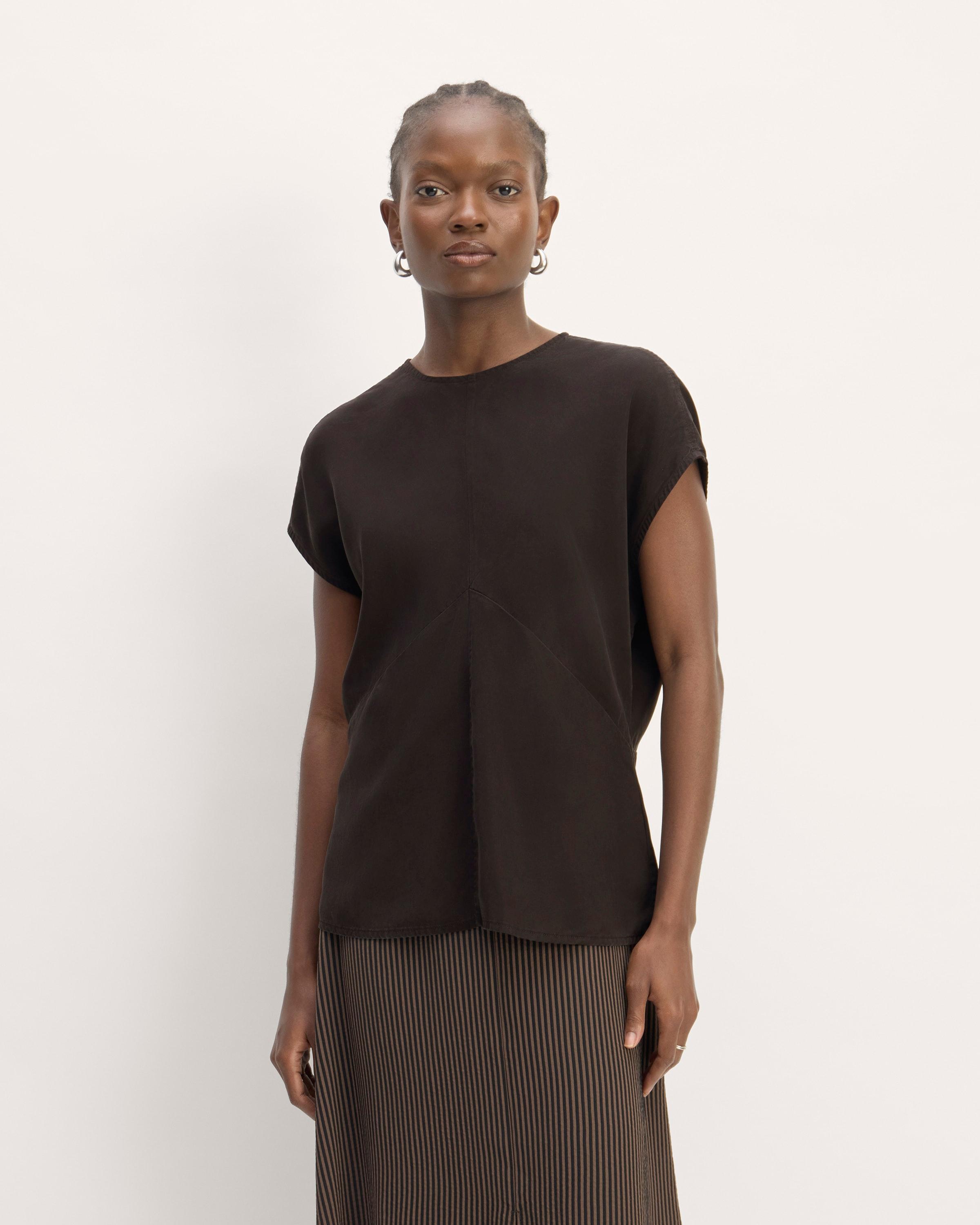 The Drape Top in Butterlite Product Image