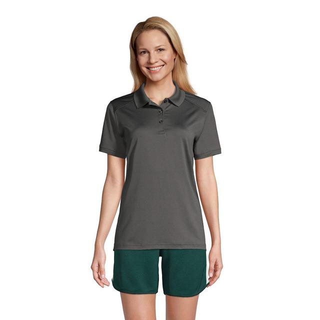 Womens Lands End Short Sleeve Rapid Dry Polo Shirt Product Image