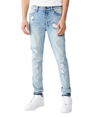 Ksubi Van Winkle Skinny Jean in Trashed Dream - Denim Light. Size 31 (also in ). Product Image