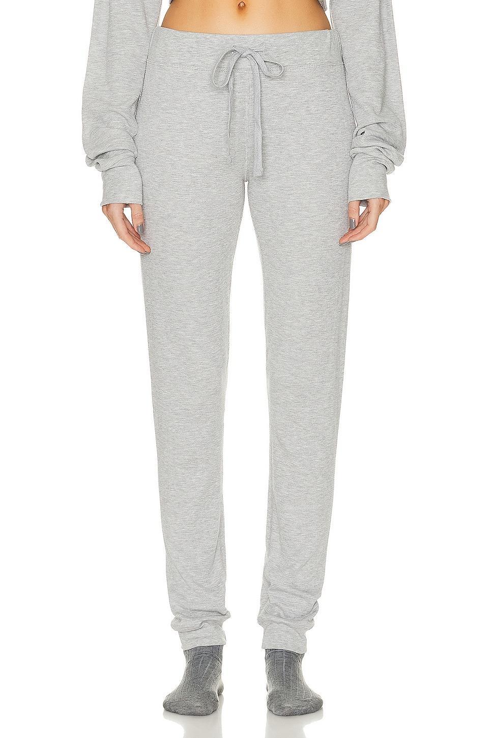 Eterne Thermal Drawstring Pant in Grey Product Image