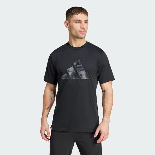 Train Essentials Camo Graphic Logo Tee Product Image