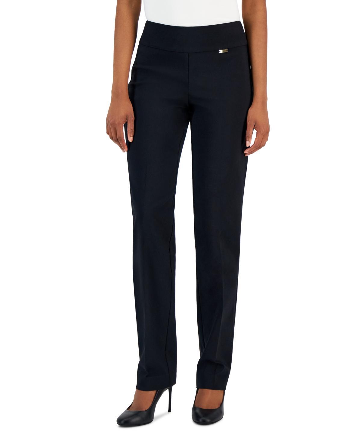 I.n.c. International Concepts Womens Tummy-Control Pull-On Straight-Leg Pants, Created for Macys Product Image