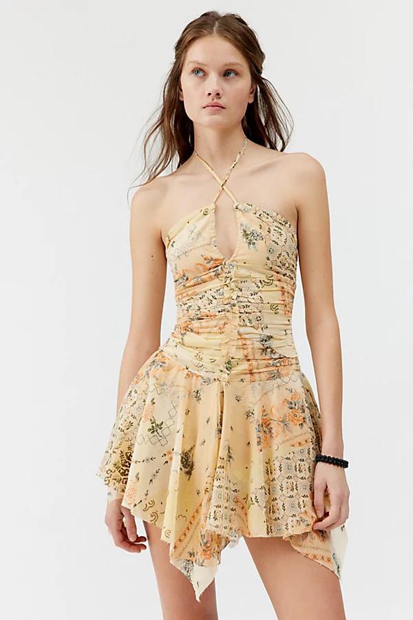 Urban Outfitters UO Selah Hanky Hem Mini Dress Womens at Urban Outfitters Product Image