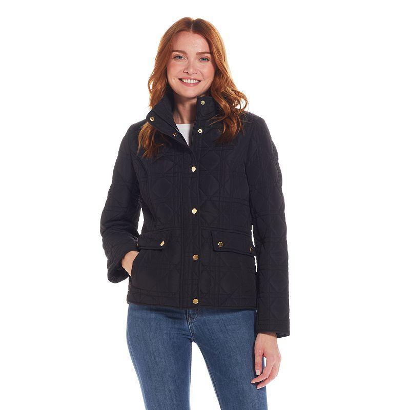 Black Modern Quilted Barn Jacket - Women & Plus Product Image